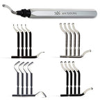AFA Tooling - Deburring Tool with 21 High Speed Steel Swivel Blades - Works on Metal, Resin, PVC Pipes, Copper, Plastic and 3D Printed Edges - Plumbing & 3D Printing Burr Removal Reamer Tool
