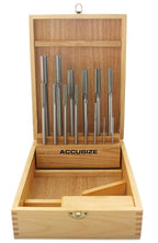 Accusize Industrial Tools 14 Pc Over and Under Size H.S.S. Chucking Reamer Set, 0.1240'' Thru 0.5010'', in Fitted Case, 5500-SX00