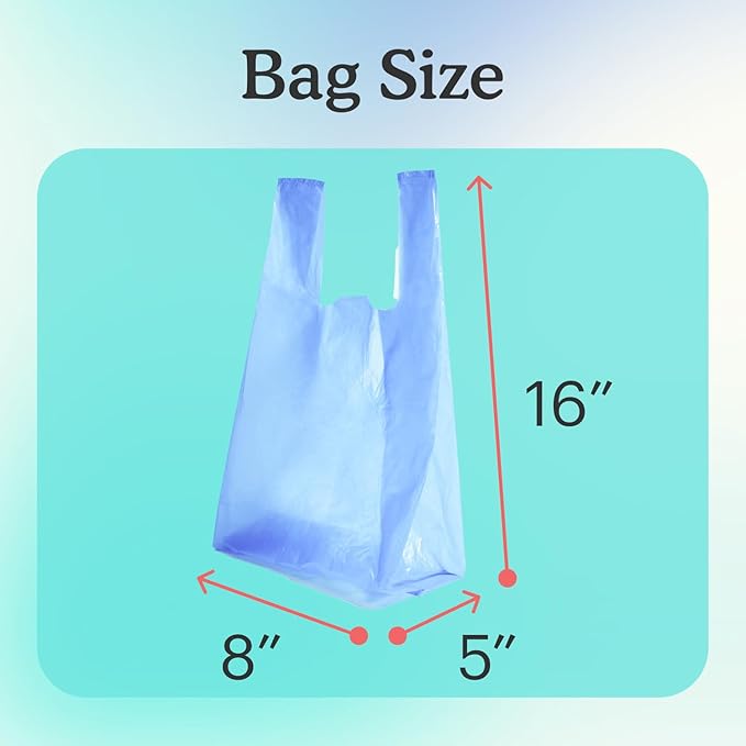 Because Incontinence Disposal Bags, Tear Resistant Disposal Bags for Men & Women, Extra-Large, Leak Protection, Odor Blocking, 50 Count