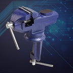 Table Clamp Small Bench Vice New upgraded cast iron manufacturing Jewelers Hobby Clamps Craft Repair Tool Portable Work Bench Vise (mini) (2.5 INCH)