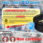 HEATIT Heating Cable for Drinking Water Supply NSF/ANSI/CAN 61 Certified Self Regulating in Pipe Heat Tape Pre-Assembled Pipe Freeze Protection 120V, 10FT