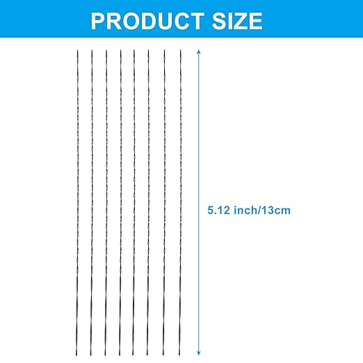 Scroll Saw Blade，12 Pcs Spiral Scroll Saw Blades for Wood Metal Plastic Cutting Sawing Carve (#1)