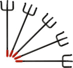 Black E-Coat Steel 4-Inch Pegboard Hooks Hanger Organizer Assortment with Red Cap, 50-Piece