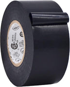 WOD ETC766 Professional Grade General Purpose Black Electrical Tape UL/CSA Listed core. Vinyl Rubber Adhesive Electrical Tape: 1.5 inch X 66 ft - Use at No More Than 600V & 176F (Pack of 1)