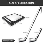 Telescoping Inspection Mirror Portable/Vehicle Inspection Mirror 7.87 Inch, with Rechargable LED Light