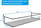 Pegboard Shelves, Peg Board Hooks, Organizer, for Storing A Variety of Tools, 2 Packs, Black