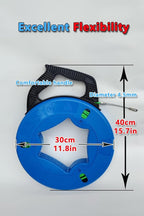 131FT 4.5mmProfessional Flexible Wire Rodding Guide Kit for Electrical Wiring Installation with Storage Case【40M*4.5mm】