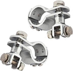 Motorcycle Footpegs 32mm Highway Crash Bar For Foot Peg Clamps Engine Guard Mounts Adapter For Fit Honda Suzuki Kawasaki Yamaha Harley Davidson