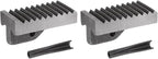 HARFINGTON 2pcs Pipe Wrench Heel Jaw 48-inch High Carbon Steel with Pin Assembly for Replacement Pipe Wrench Jaws