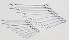 Steel Vision Pro 14-Piece SAE Combination Wrench Set - Heavy Duty CR-V Steel, Mirror Polished, Anti-Rust, 12-Point Openings, Includes Organizer Bag (Sizes 3/8 to 1-1/4 Inch)