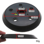 5 Inch Sander Pad for Porter Cable 333 334 Random Orbit Sander - 5 Hole Hook and Loop Pad Replacement 13904 13909 876691