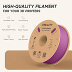 Official Creality Hyper PLA Filament 1.75mm, High Speed PLA 30-600mm/s 3D Printer Filament, Dimensional Accuracy +/-0.02mm, Fit Most FDM 3D Printers，1KG(2.2lbs) Spool Purple