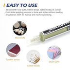 SCOTTCHEN 3Pcs Diamond Polishing Paste, 400/600/1,200 Grit, 54-80/22-36/10-20 Microns Lapping Compound with 50% Concentration of Diamond Powders for Jewelry, Metal, Ring, Glass, Coin, 5 Gram Each
