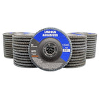 50 Pack Flap Discs, 80 Grit, Zirconium Oxide 4.5" x 7/8" Sanding Wheels for Angle Grinder