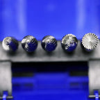Carbide Burrs Set 5pcs with 1/4''Shank SB-5 SC-5 SF-5 SH-5 SL-4 Double Cut Solid Power Tool Rotary Files Bits for Die Grinder Metal Wood Carving Engraving Polishing Drilling Grinding Milling Cutting