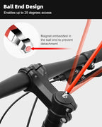 ROTATION 27PC Extra Long Hex Key Set - Metric & SAE Ball End Allen Wrenches, L-Shaped S2 Alloy Steel for Automotive Industrial Motorcycle, Pro-Grade Tool Kit
