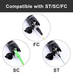 Visual Fault Locator 30km Fiber Optic Cable Tester Meter Red Light VFL with 2.5mm Universal Connector for FC/SC/ST Adapter Pen for CATV Telecommunications Engineering Maintenance