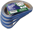 1/2" x 18" Zirconia Sanding Belts for Metal - 1/2 x 18 Inch Zirconia Metal Grinding Sand Paper, 36 PCS 60 Grits, Perfect for Knife Blade Sharpening, Metal Polishing, Derusting, Woodworking