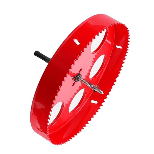 11.6 inch / 295mm Hole Saw with SDS Plus Arbor and Hex Shank Arbor,HSS Bi-Metal Hole Drilling Cutter for Wood Boards Plastic and Thin Metal (11.6 inch / 295mm)