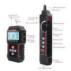 NOYAFA NF-8209S Upgrade Advanced Network Cable Tester with PoE& NCV, Cable Length Test, Port Flashing, Multifunction Anti Interference Scanning Modes Wire Tracker
