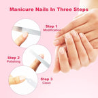 6Pcs Metal Nail Files Nail File Diamond Dust for Natural Nails Stainless Steel Nail Files with Pointed Tip Non Slip Handle Fingernail Files Diamond Nail File for Salon and Home, 8 Inches