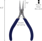 The Beadsmith Round-Nose Pliers for Bending and Looping Wires, Jewelry Making Supplies