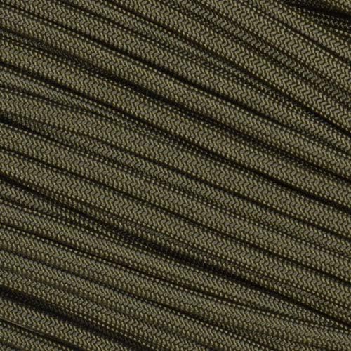 The Paracord Store | Type III 550 Paracord - 50 FT Hank, Ranger Green | Heavy Duty 7 Strand Tactical Paracord - USA Made Nylon Outdoor Parachute Cord for Camping, Fishing & More - Survival Cord