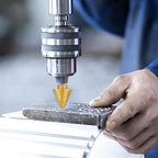 Titanium Step Drill Bit, 1/4" to 1-3/8" Step Bit for Metal, 10 Sizes HSS Step Drill Unibit