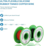 BNTECHGO 26 Gauge Silicone Wire Spool red and Black Each 100ft Flexible 26 AWG Stranded Tinned Copper Wire