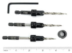 FTG USA Countersink Drill Bit Set for Wood with Tapered Drill Bit 3 Pc #8 (11/64")