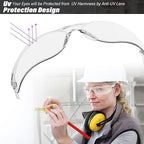 100 Pack Clear Safety Glasses with ANSI Z87.1 Scratch Resistant Eyewear for Women Man Lab Goggles Eye Protection