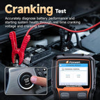 FOXWELL BT705 Plus Car Battery Tester 12V 24V Automotive, 100-2000CCA Battery Load Tester Digital Battery Analyzer Charging System Alternator Tester Cranking Checker for Car Heavy Duty Truck Marine