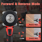 Cordless Impact Wrench1/2, 750Ft-lbs (1000N.m), 21V Power Impact Wrenches, 4-Mode Speed, 2x4.0AH Battery High Torque, 5 Sockets, 8 Drill, 6 Screws, Electric Impact Driver for Car Home Truck