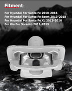 cciyu Rear Left Disc Brake Caliper w/Bracket 19B6271S 2010-2016 For Hyundai For Santa Fe,2013-2018 For Hyundai For Santa Fe Sport,2013-2016 For Hyundai For Santa Fe XL,2011-2019 For Kia For Sorento