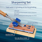 Professional Wood Chisel Set, 8pcs Woodworking Chisel Set with 1pcs Honing Guide, 1pcs Sharpening Stone