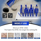 SHDIATOOL Diamond Drill Core Bits,Tile Drilling Core Hole Saw Kit for Porcelain Marble Ceramic Granite with 1/4 Carbide Positioning Drill Bit 12pcs (5/6/6/8/20/25/28/32/35MM/6MM/30MM/10MM)