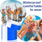 2000 Pcs Paper Wristbands for Events Waterproof Neon Blue Wrist Bands Adhesive Concert Identification Wristbands Hand Bands for Events(Blue)
