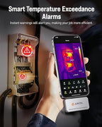 ANCEL IR101 Thermal Camera, 512x384 IR Resolution Thermal Imaging Camera for iPhone iPad (iOS) with Lightning Port, 25Hz Frame Rate Infrared Camera for Home/Pets/Electrical/Industrial/PCB Inspection