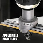 3PCS Carbide Hole Saw Kit, 7/8'' to 1-3/8'' Metal Hole Cutter with Pilot Drill, Holesaw for Hard Metal, Stainless Steel, Iron, Mild Steel, Aluminium, Alloy, Plastic, Fiberglass
