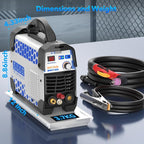 Reboot Plasma Cutter, 2025 Upgraded 60Amps Cutter Machine with 120/240V Dual Voltage DC Inverter IGBT 1/2 Inch Clean Cut for Beginners DIY and Small Business Projects