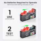 DLYPOW Battery Tester, Universal Battery Checker Small Battery Tester for AAA AA C D 9V 1.5V Button Cell Household Batteries (Upgraded Magnetic Version)