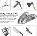 24 Pcs 1/2" x 12" Knife Sharpening Replacement Belts 1000 Fine Grit for Official Work Sharp Knife & Tool Sharpener (WSKTS & WSKTS-KT/Mk.1 & Mk.2)