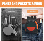 2PCS Tape Measure Holder for Belt, Tapes Measure Belt Clip, Belt Tool Holder for Measuring Tapes Drill, Impact Driver Any Tape Holster with a Clip.