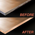GSCIT Club Rose Gold Edge Banding, 1/2 Inch x 50ft Aluminum Brushed Edge Banding PVC Edge Trim for Cabinet Repair Furniture
