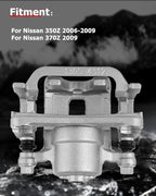 cciyu Rear Right Brake Caliper Assembly w/Bracket 19B2793A For Infiniti For G35/For G37/For M35/For M45,For Nissan For 350Z/For 370Z