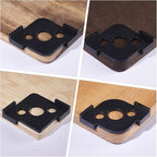 Pack of 4 Radius Jig Router Templates Corner Radius Routing Templates,Routing Rounded Corners Router Bit Templates for Woodworking Routing (8 Different Radius Set)