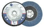Benchmark Abrasives 4.5" x 5/8"-11 Premium High Density Jumbo Zirconia Type 29 Flap Discs 4 1/2 for Angle Grinder, Sanding Discs, Finishing - Grinding Wheels 4 1/2 Inch (10 Pack) - 40 Grit