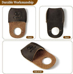 RingSun Thumb Guard Wood Carving Tools, Leather Finger Protector, Handmade Carpenter Working Carving Kit Accessories