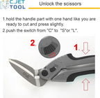 10" Heavy Duty Scissors - Carpet Cutter, Industrial Multipurpose for Cardboard, Leather, Pruning, Gardening - Professional Soft Grip Stainless Steel (Black)