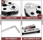 YESWELDER Adjustable Angle Welding Magnet 20-200° Magnetic Welding Holder of 48LBs Holding Power Welding Accessory